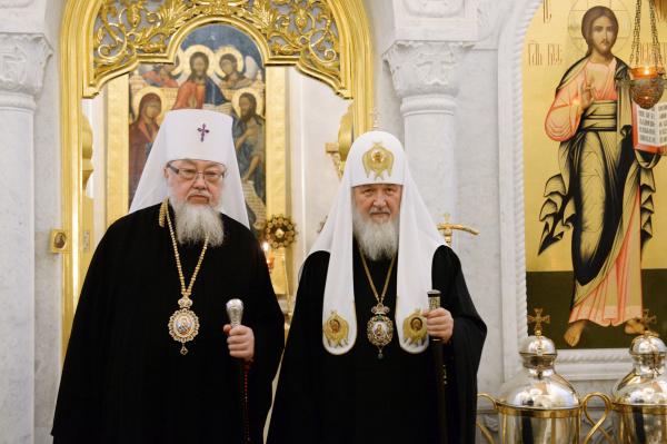 Patriarch Kirill of Russia Congratulated Metropolitan Sawa of Warsaw on his 25th Anniversary of Enthronement