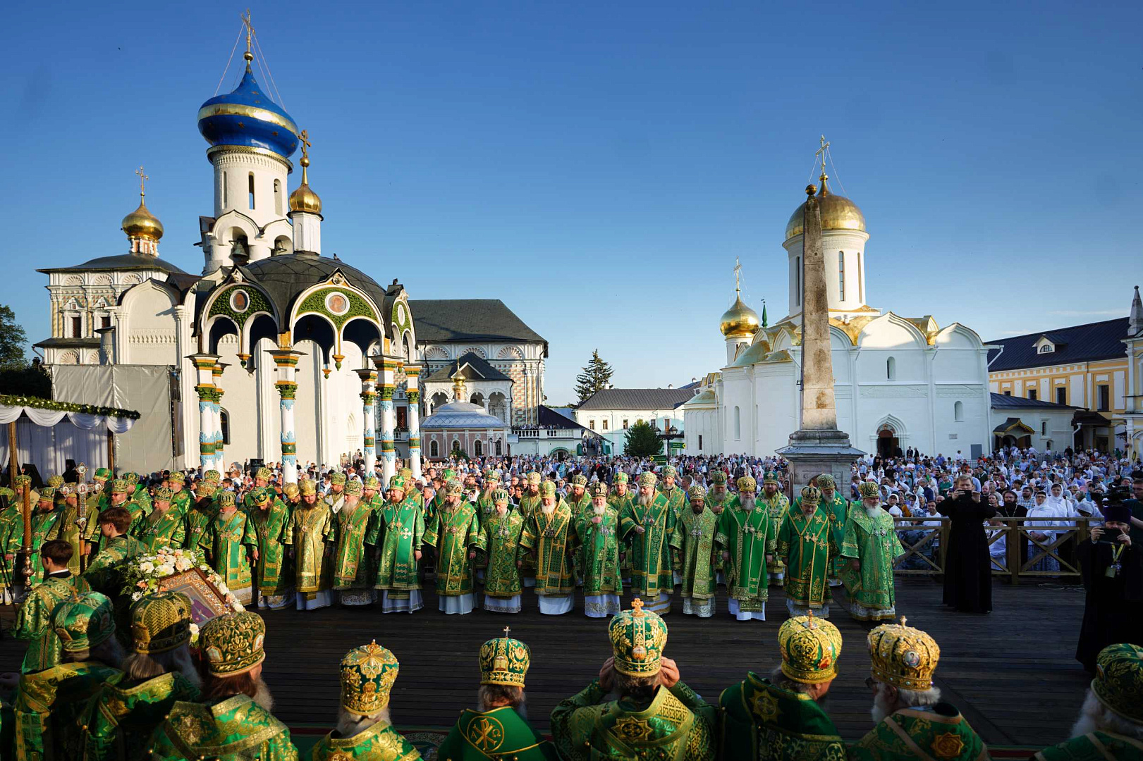 Троицкий собор Сергиев Посад закат